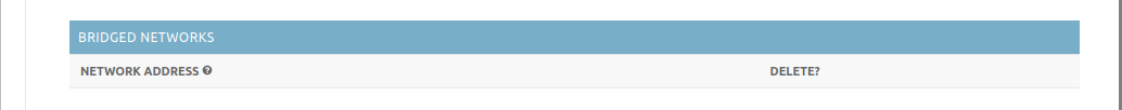Screenshot of Django Administration Page for Client bridge settings